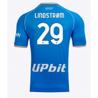 SSC Napoli Jesper Lindstrom #29 Hjemmebanetrøje 2023-24 Kortærmet